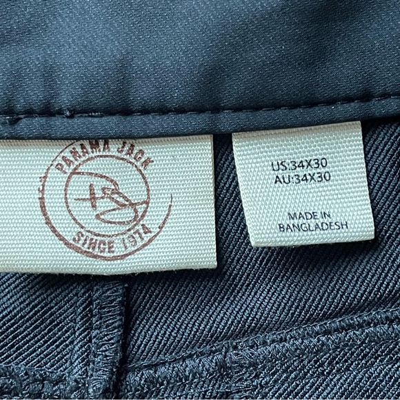 Panama Jack Mens Black Commuter Live In Pants 4 Way Stretch Size 34x30 - Picture 5 of 6